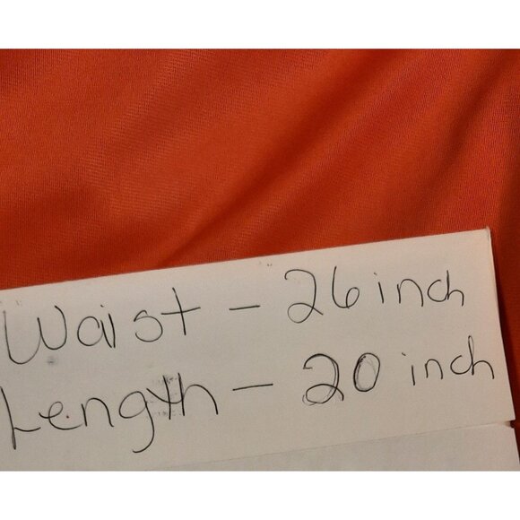 Starter Reversable Athletic Shorts S (28-30) Orange & Gray Polyester Men's Worko - Picture 9 of 9